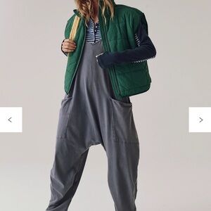 Free People Washed Black Jumpsuit. Brand new with tags